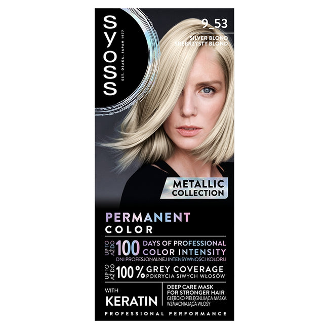 Syoss Permanent Color Metallic Collection farba do włosów trwale koloryzująca