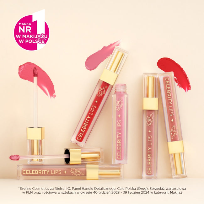 Eveline Cosmetics Celebrity Lips długotrwała blurująca pomadka matowa w płynie