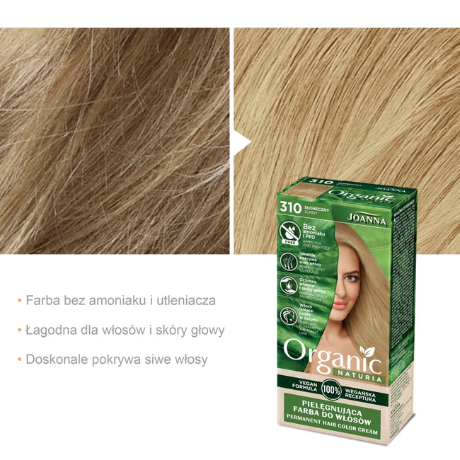 Joanna Naturia Organic pielęgnująca farba do włosów