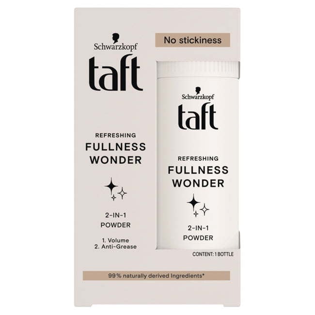 Taft Fullness Wonder 2w1 puder do włosów nadający objętość i odświeżenie 10g
