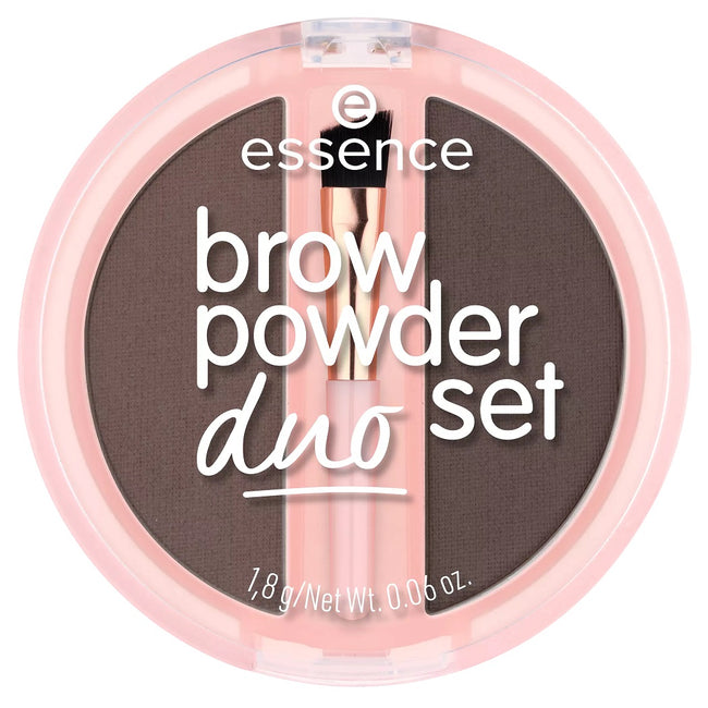 Essence Brow Powder Duo pudrowy zestaw do brwi