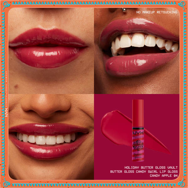 NYX Professional MakeUp Holiday Butter Gloss Vault zestaw błyszczyków 10x8ml