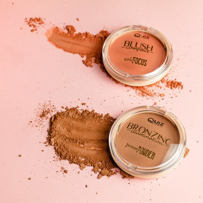 Quiz Cosmetics Bronzing Ilumination Powder puder brązujący wzbogacony witaminą E