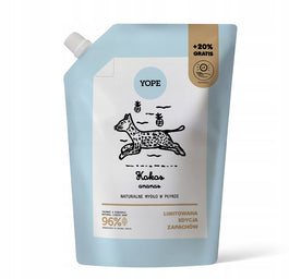 Yope Naturalne mydło w płynie refill Kokos & Ananas 600ml