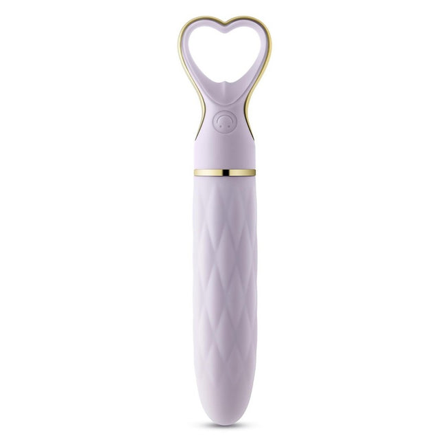 Blush Delice Heartthrob Silicone Bullet Vibrator wibrator z rączką w kształcie serca Lavender Love