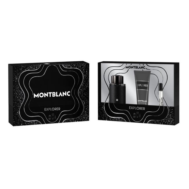 Mont Blanc Explorer zestaw woda perfumowana spray 100ml + miniatura wody perfumowanej 7.5ml + żel pod prysznic 100ml