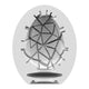 Satisfyer Masturbator Egg masturbator w kształcie jajka Crunchy