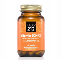 LABS212 Vitamin D3+K2 suplement diety 60 kapsułek