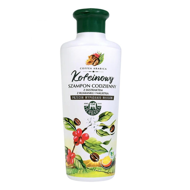 Herbaria Banfi kofeinowy szampon codzienny z ekstraktem z rumianku i nagietka 250ml