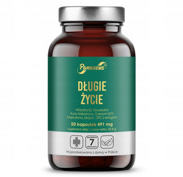 Panaseus Długie Życie suplement diety 50 kapsułek