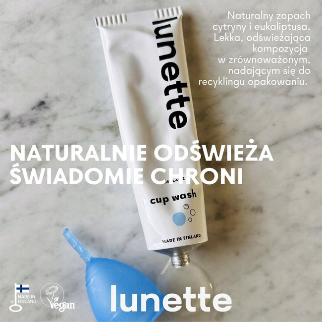 Lunette Cup Wash żel do mycia kubeczków menstruacyjnych i dysków 100ml
