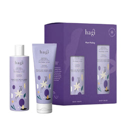 Hagi Plum Picking zestaw żel do mycia ciała 300ml + balsam do ciała 200ml
