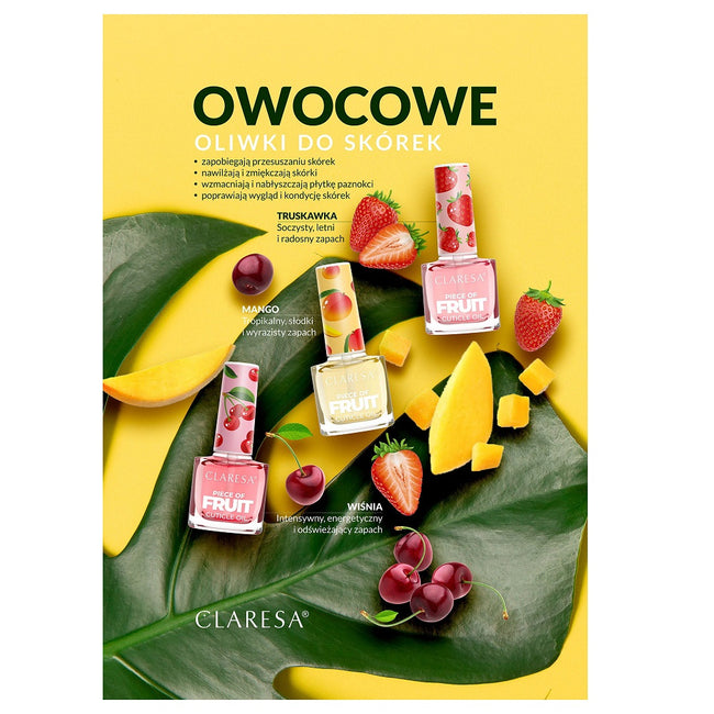 Claresa Piece of Fruit Cuticle Oil owocowa oliwka do skórek i paznokci Lemon 5ml