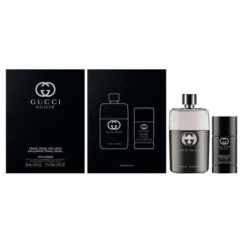 gucci guilty pour homme woda toaletowa 90 ml   zestaw 