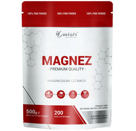 WISH Pharmaceutical Magnez cytrynian magnezu suplement diety w proszku 500g
