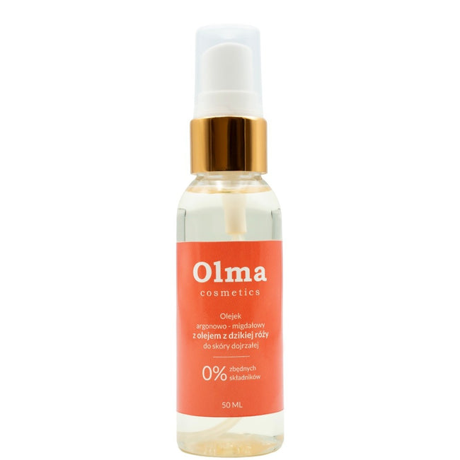 Olma Cosmetics Olejek arganowo-migdałowy z olejem z dzikiej róży do skóry dojrzałej 50ml
