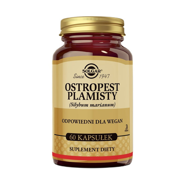 Solgar Ostropest Plamisty suplement diety 60 kapsułek