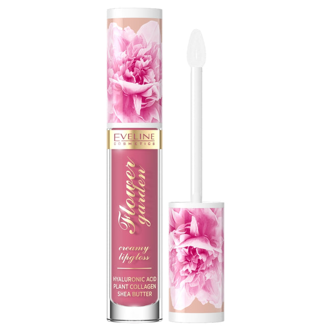 Eveline Cosmetics Flower Garden kremowy błyszczyk do ust