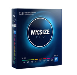 MY.SIZE PRO Condoms prezerwatywy 72mm 3szt