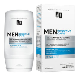 AA Men Sensitive żel-kompres po goleniu chłodząco-regenerujący 100ml