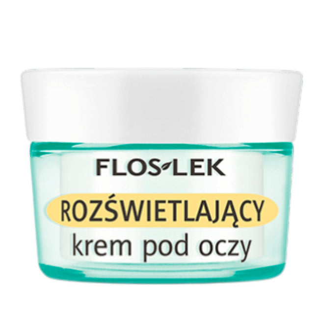Floslek Rozświetlający krem pod oczy ze świetlikiem i witaminą C 15ml