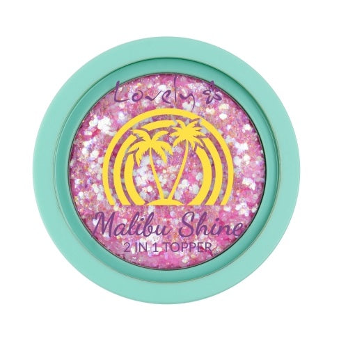 Lovely Malibu Shine glitterowy topper 2w