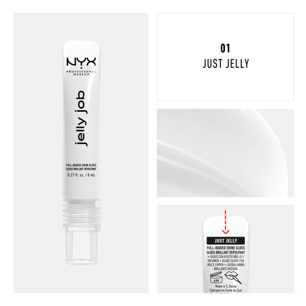 NYX Professional MakeUp Jelly Job błyszczyk do ust z wysokim połyskiem