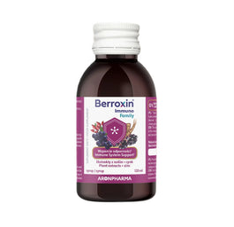 AronPharma Berroxin Immuno Family syrop z czarnego bzu i aronii suplement diety 120ml