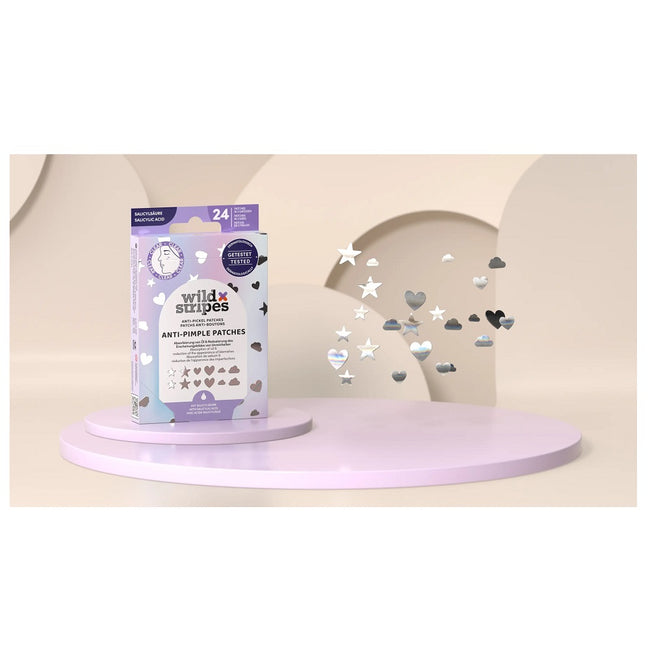 Wild Stripes Anti-Pimple Patches plastry na wypryski z kwasem salicylowym 24szt.