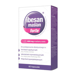 Ibesan Maślan Forte kapsułki wspierające zdrowie jelit 60 kapsułek