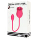 B-Series Magic Licking Massager With Vibrating Egg stymulator z języczkiem i wibrującym jajkiem Pink