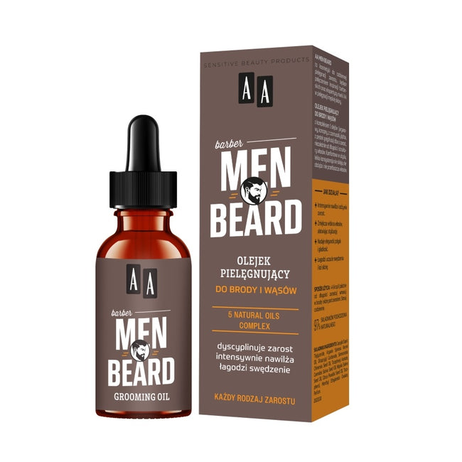 AA Men Beard olejek pielęgnujący do brody i wąsów 30ml