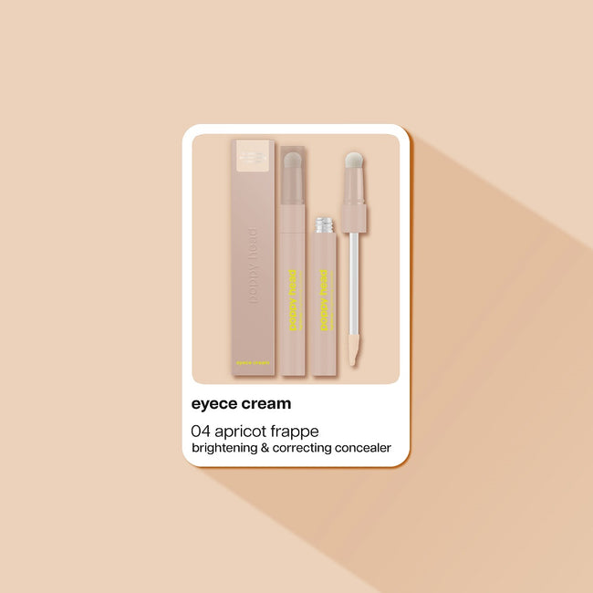 Poppy Head Eyece Cream rozświetlająco-korygujący korektor pod oczy