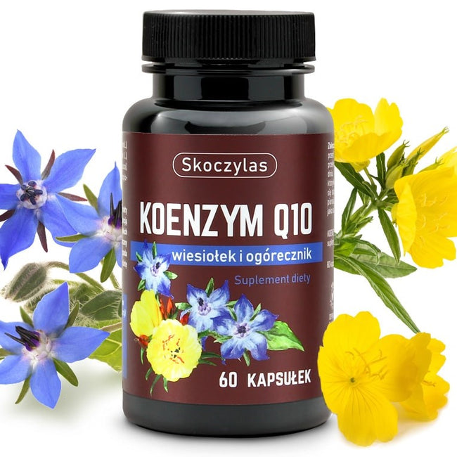 Skoczylas Koenzym Q10 wiesiołek i ogórecznik suplement diety 60 kapsułek
