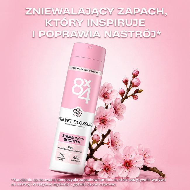 8x4 Velvet Blossom dezodorant w sprayu 150ml