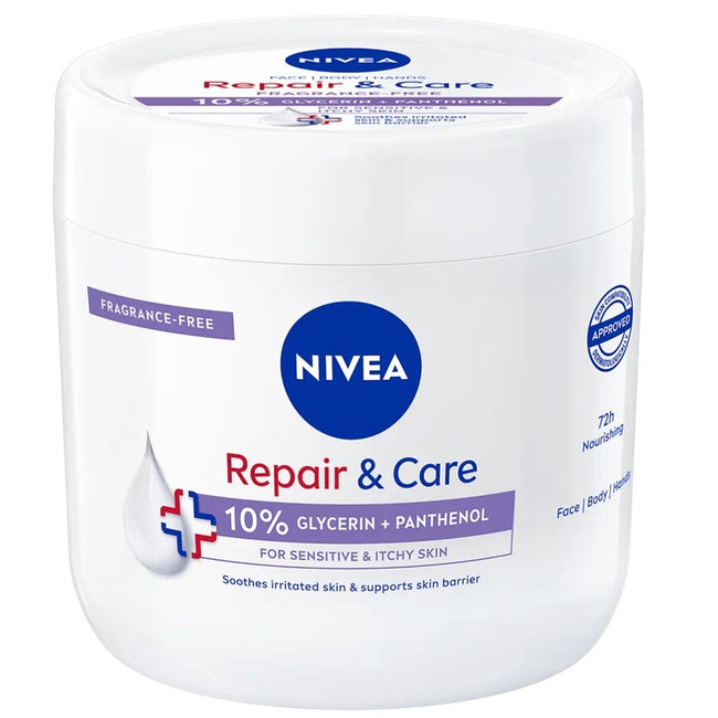 Nivea Repair & Care Sensitive krem nawilżająco-ochronny 400ml