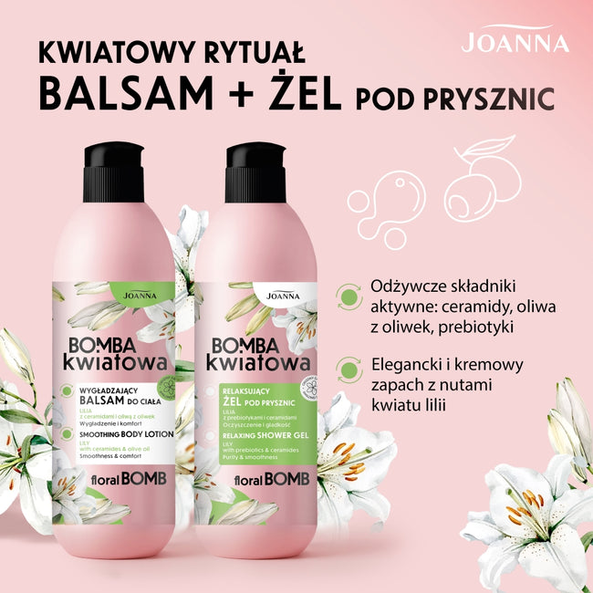 Joanna Bomba Kwiatowa relaksujący żel pod prysznic lilia 500ml