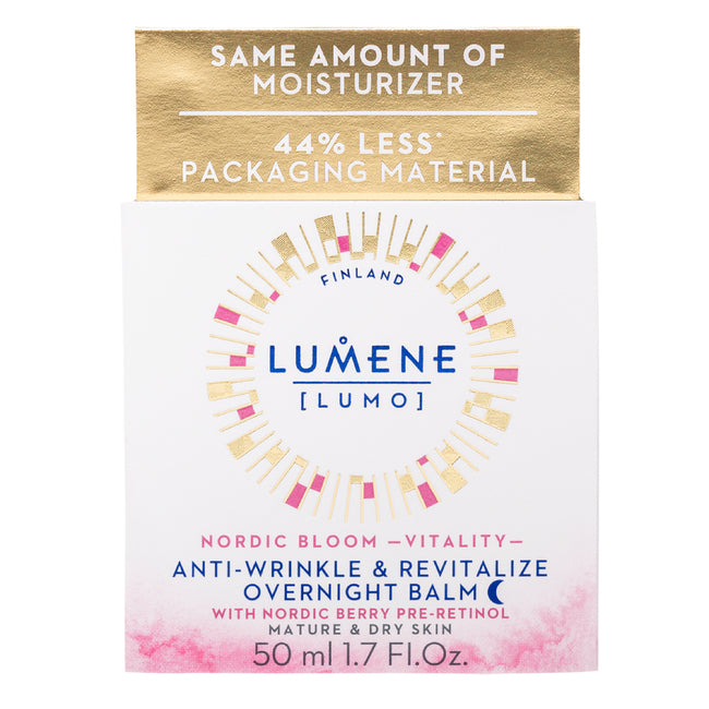 Lumene Nordic Bloom [Lumo] Vitality przeciwzmarszczkowo-rewitalizujący balsam na noc 50ml