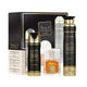 Lattafa Khamrah zestaw woda perfumowana spray 100ml + dezodorant spray 200ml + odświeżacz powietrza 300ml