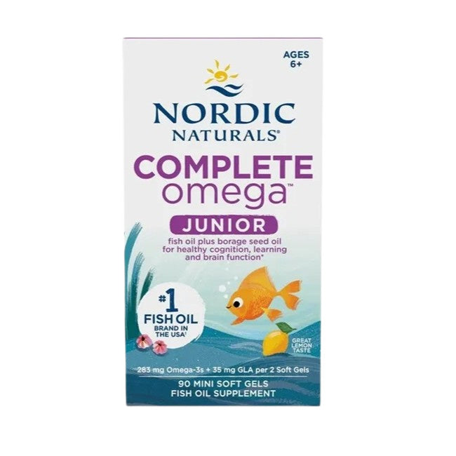 Nordic Naturals Complete Omega Junior suplement diety dla dzieci 90 mini kapsułek