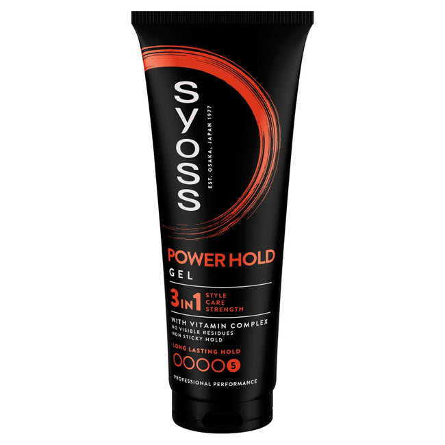 Syoss Power Hold Gel żel do włosów mocny 250ml