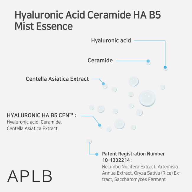 APLB Hyaluronic Acid Ceramide HA B5 Mist Essence odżywcza esencja w mgiełce 105ml