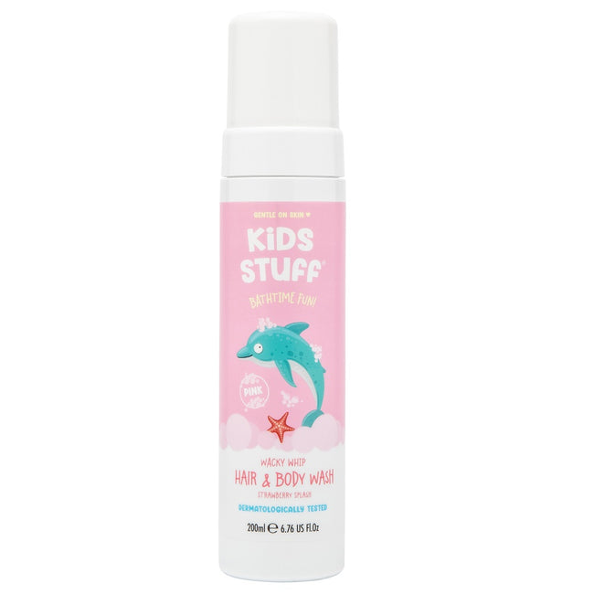 Kids Stuff Whacky Whip Hair & Body Wash pianka do mycia ciała i włosów Pink 200ml