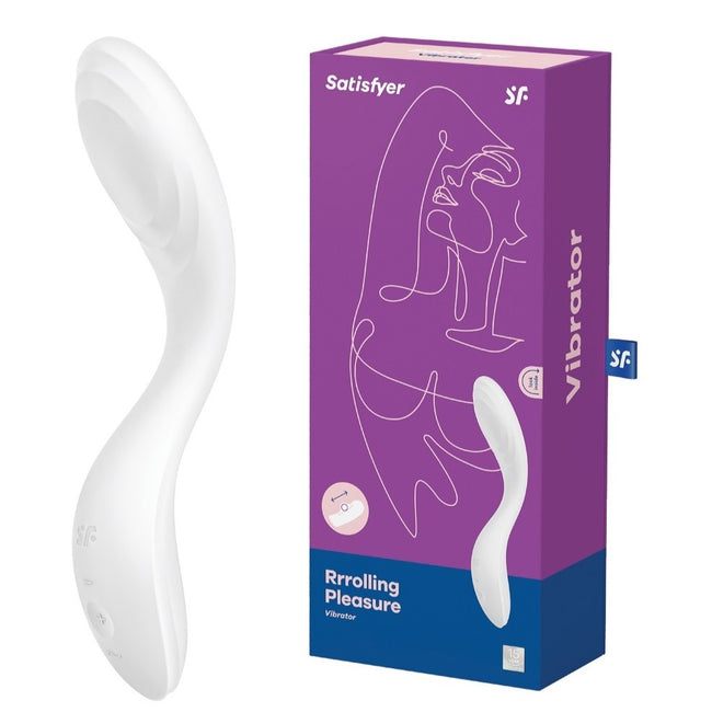 Satisfyer Rrrolling Pleasure wibrator do stymulacji punktu G White