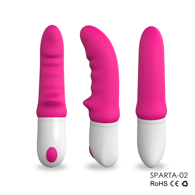 S-HANDE Sparta II wibrator z 9 trybami wibracji Red Rose