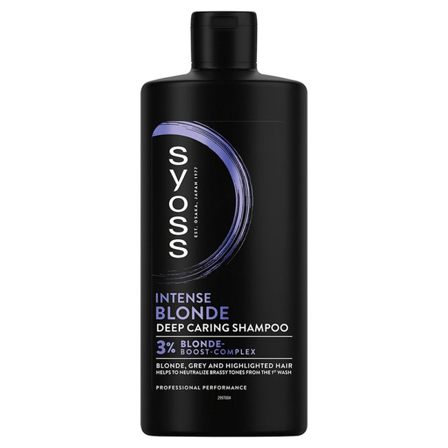 Syoss Intense Blonde szampon do włosów blond siwych i rozjaśnionych 440ml