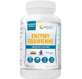 WISH Pharmaceutical Enzymy Trawienne suplement diety 90 kapsułek