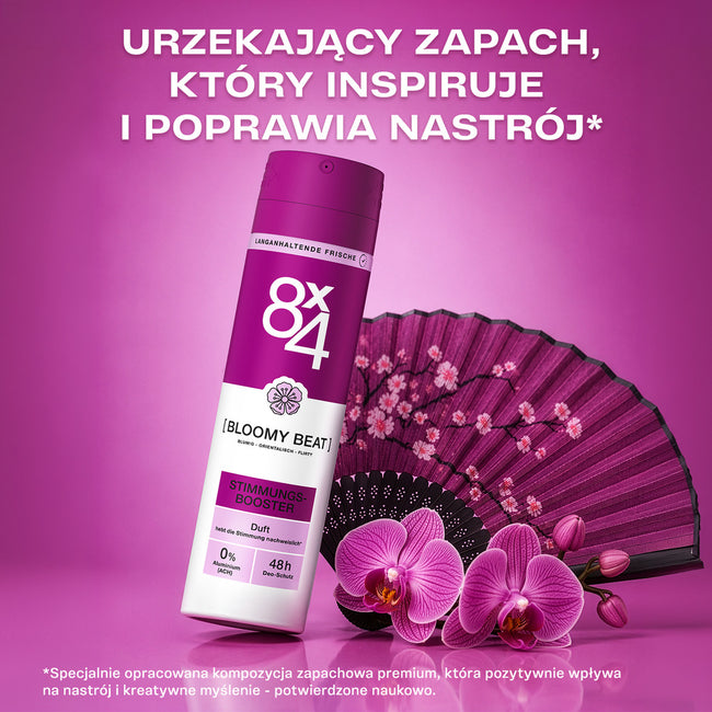 8x4 Bloomy Beat dezodorant w sprayu 150ml
