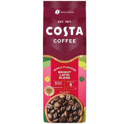 COSTA COFFEE Bright Latin Blend kawa palona ziarnista 1000g