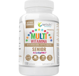 WISH Pharmaceutical Multiwitamina Complex Senior + Prebiotyk suplement diety 120 kapsułek